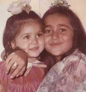 Kareena with her sister