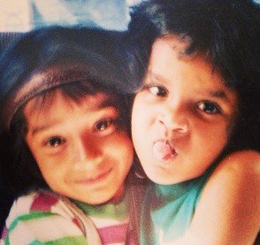 Nidhi Sunil with her sister