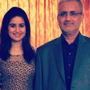 Vaidehi with her father