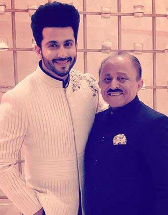 Dheeraj with his father
